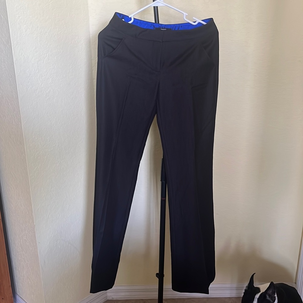 Tahari work pants dark charcoal grey size 2